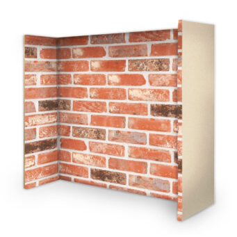 Wellbourne Antique Fireplace Brick Panels