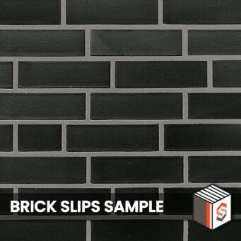 Anthracite Smooth Sample Panel Brick Slips