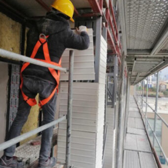 External Brick Slip Tracking Cladding Panel