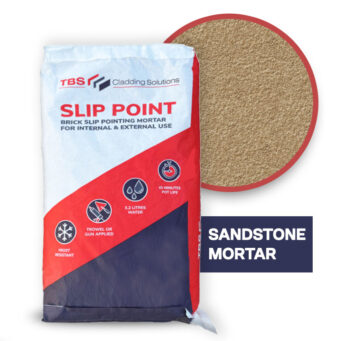Slip-Point Brick Slip & Brick Tile Mortar -Sandstone
