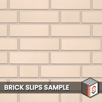 Oslo Pearl White Smooth Sample Panel Brick Slips