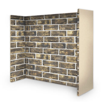 Historic Dark Blend Fireplace Brick Panels