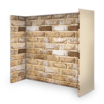 Mystique Fireplace Brick Panels