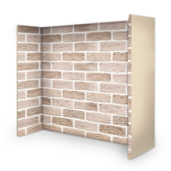 Normandy Grey Fireplace Brick Panels