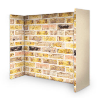 Restoration Yellow Fireplace Brick Panels